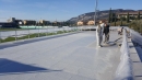 poliurea a spruzzo per rivestimento tribune stadio loc. Garda -Vr-