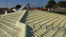 Poliuretano a spruzzo per isolamento copertura in tegola con rivestimento in poliurea