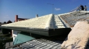 Poliuretano a spruzzo per isolamento copertura in tegola con rivestimento in poliurea